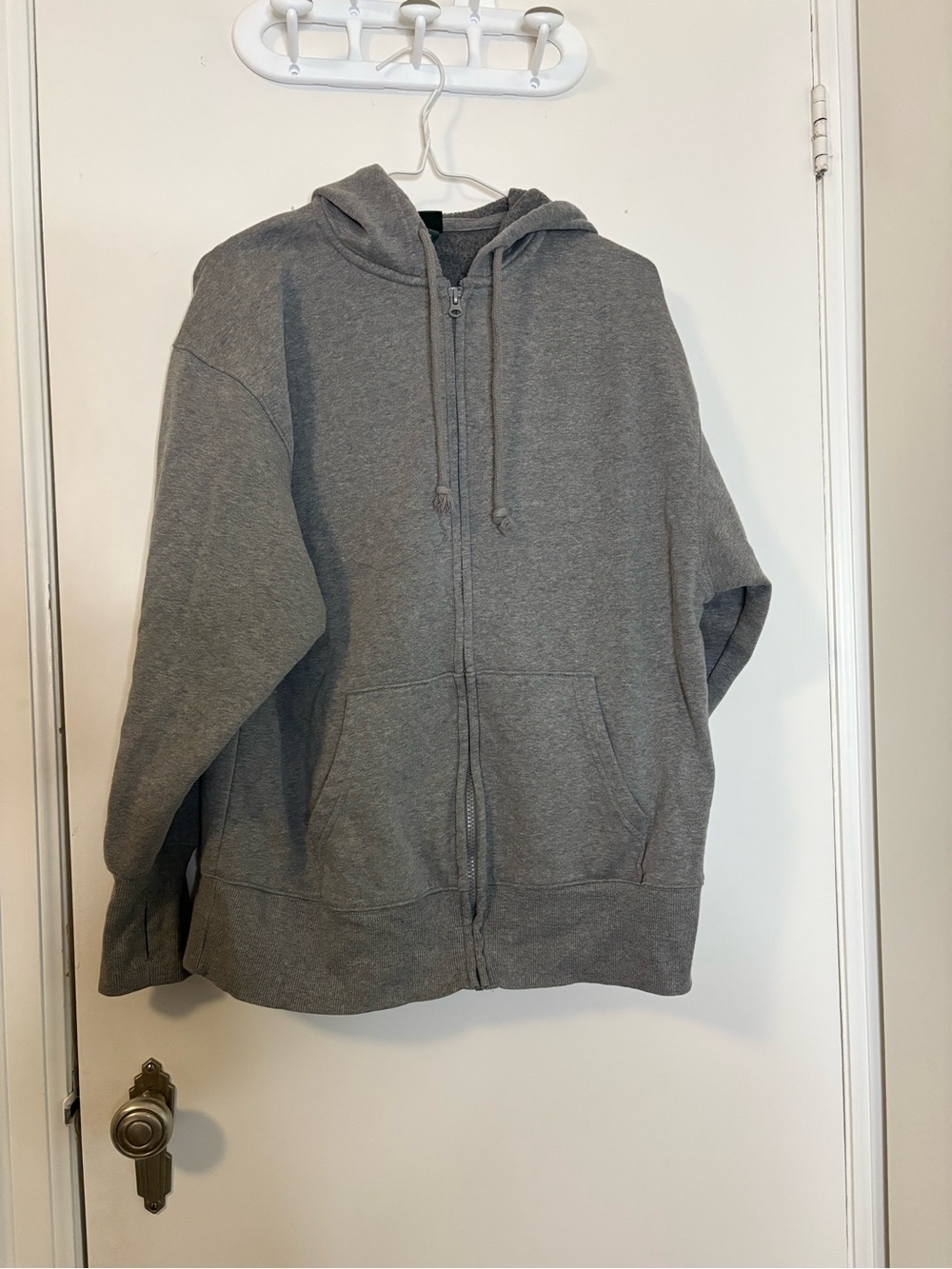 wild fable Gray Zip-Up Hoodie Sweater